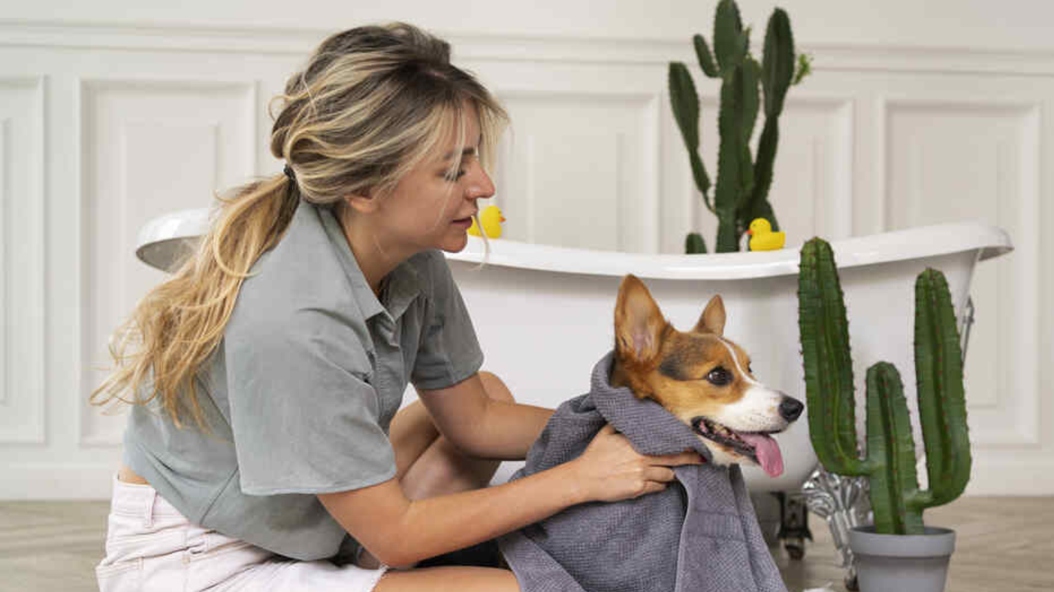 How to Restrain a Dog with a Towel